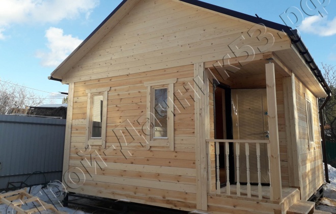 4 брусовая баня 6×5, 30 м², калужская область, город обнинск.  (2)